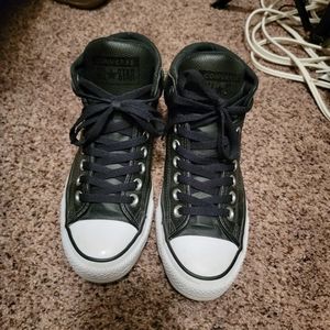 Leather converse